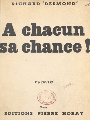 cover image of À chacun sa chance !